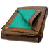 Agrimaster Brown/Green Woodpile Tarp with Grommets
